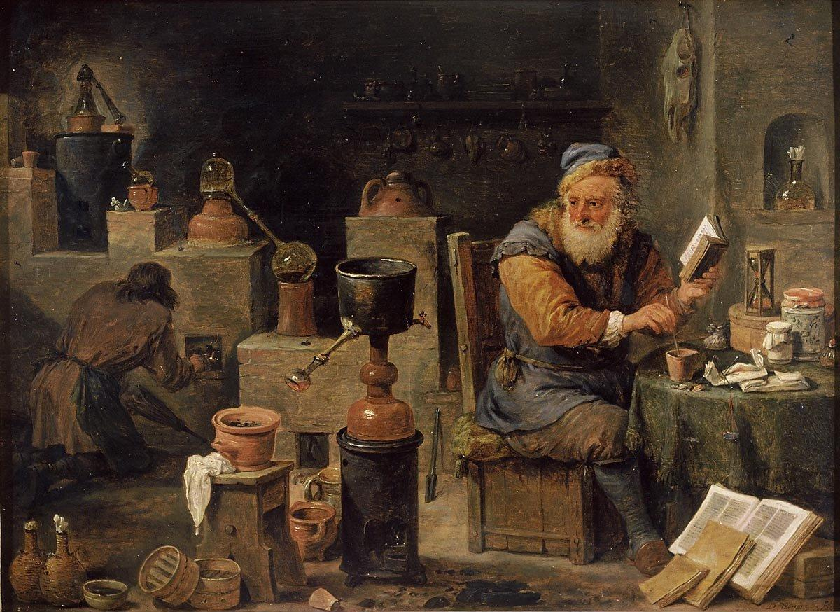 David Teniers (młodszy) Alchemik (ok. 1650), Haga
