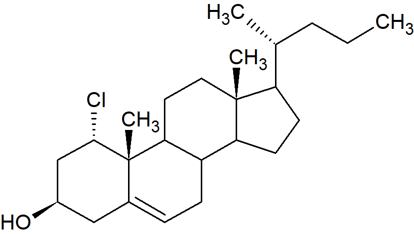 1α-Chloro-5-cholesten-3β-ol